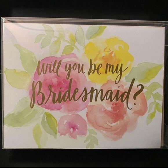 8 Will You Be My Bridesmaid Cards - Picture 2 of 3